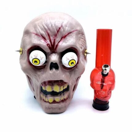 Silicone Skull Tobacco Gas Mask Bong