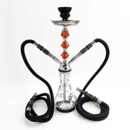 Acrylic Double Hookah Pipe Set