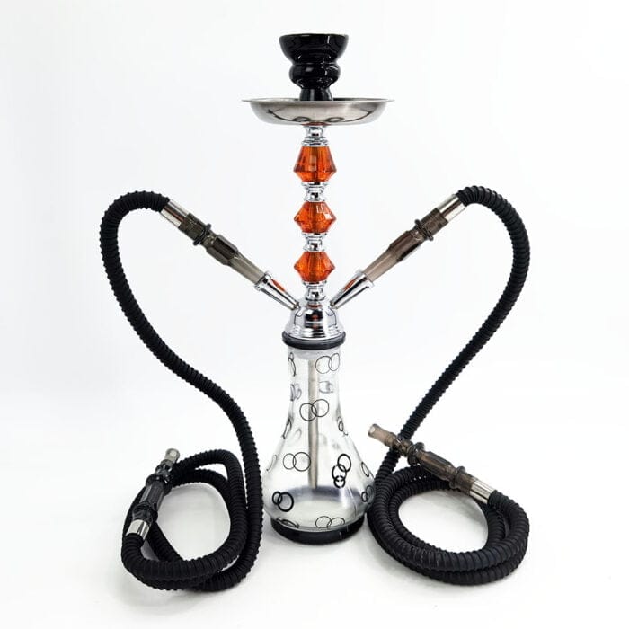 Acrylic Double Hookah Pipe Set