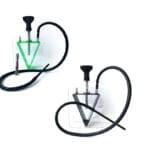 Acrylic inverted triangle hookah