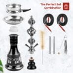 2 Hoses large glass hookah Wholesale