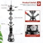 2 Hoses large glass hookah Wholesale