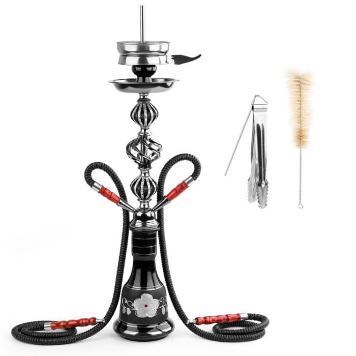 2 Hoses large glass hookah Wholesale