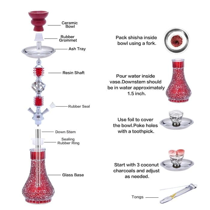 All Glass Hookah Wholesale