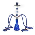 Medium Size Four Tube Acrylic Crystal Glass Hookah Set Wholesale