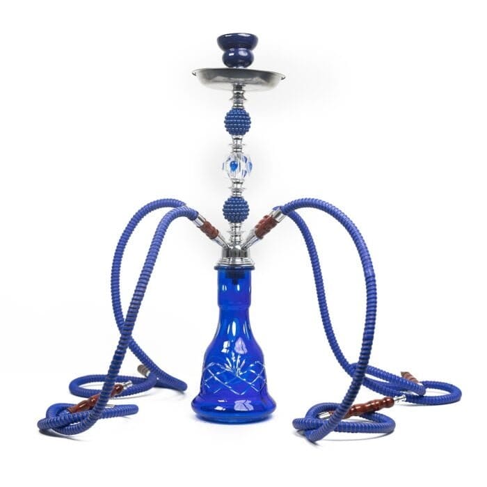 Medium Size Four Tube Acrylic Crystal Glass Hookah Set Wholesale