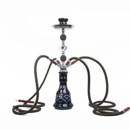 Medium Size Four Tube Acrylic Crystal Glass Hookah Set Wholesale