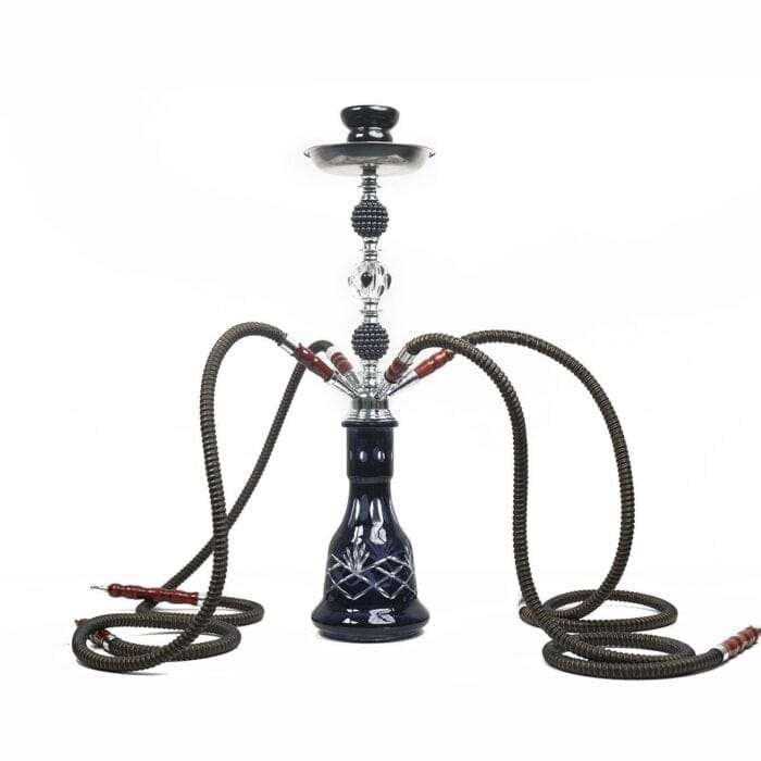 Medium Size Four Tube Acrylic Crystal Glass Hookah Set Wholesale