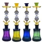 2 Hoses Glass Hookah Pipe Wholesale