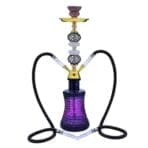 2 Hoses Glass Hookah