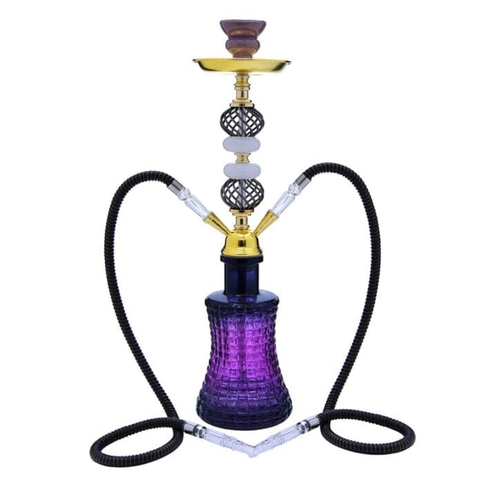 2 Hoses Glass Hookah