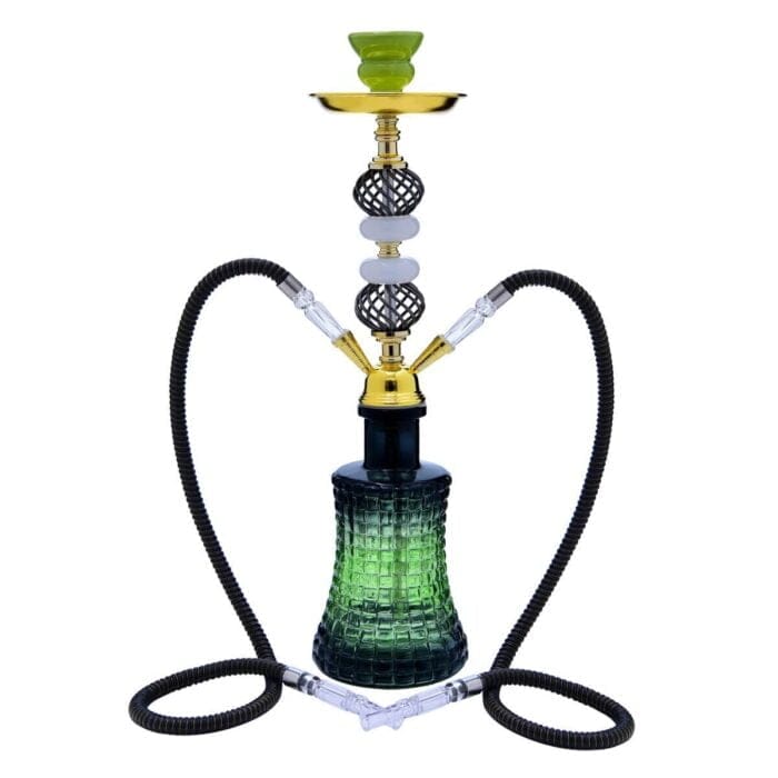 2 Hoses Glass Hookah Pipe Wholesale