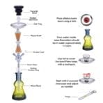 2 Hoses Prime Hookah Wholesale