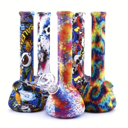 Colorful Round Silicone Bong Wholesale