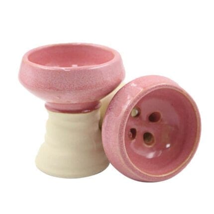 Pink 4 Holes Ceramic Hookah Shisha Bowl Wholesale