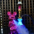 Love bear shaped water cigarette pot wholesale