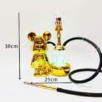 Love bear shaped water cigarette pot wholesale