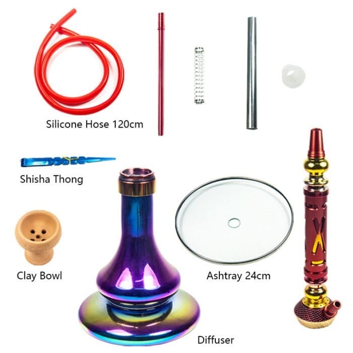 Colorful Arabic cigarette pot wholesale