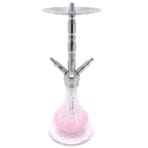 Pink medium double -tube water cigarette pot wholesale