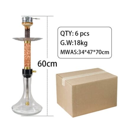 Wood -grain water cigarette pot wholesale