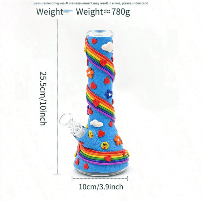 rainbow glass bong