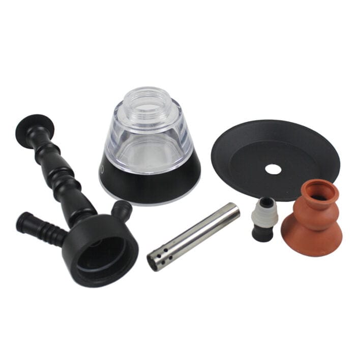 Black Metal Trim Middle Eastern Hookah Wholesale