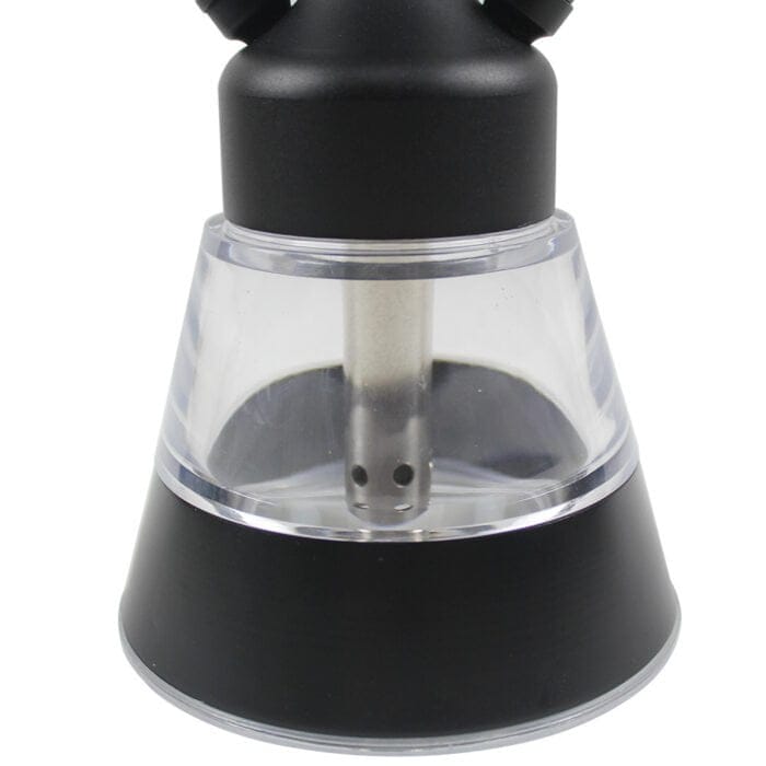 Black Metal Trim Middle Eastern Hookah Wholesale