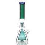 Clear Beaker Bongs With Dual Percolators Wholesale