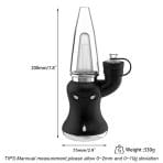 Dual Use Electronic Water Pipe for Dry Herbs and Oil Wholesale