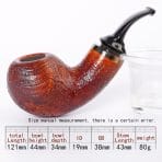 Sandblasted Large Bowl Pipe