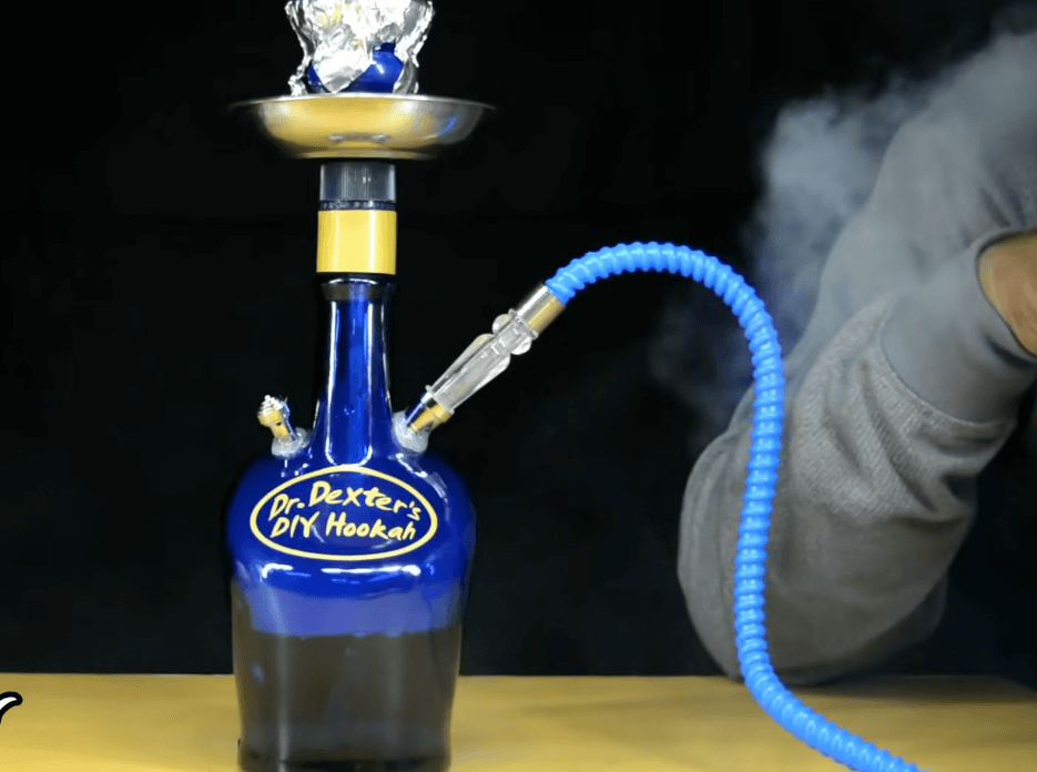 Making a Hookah Out of a Glass Wine Bottle