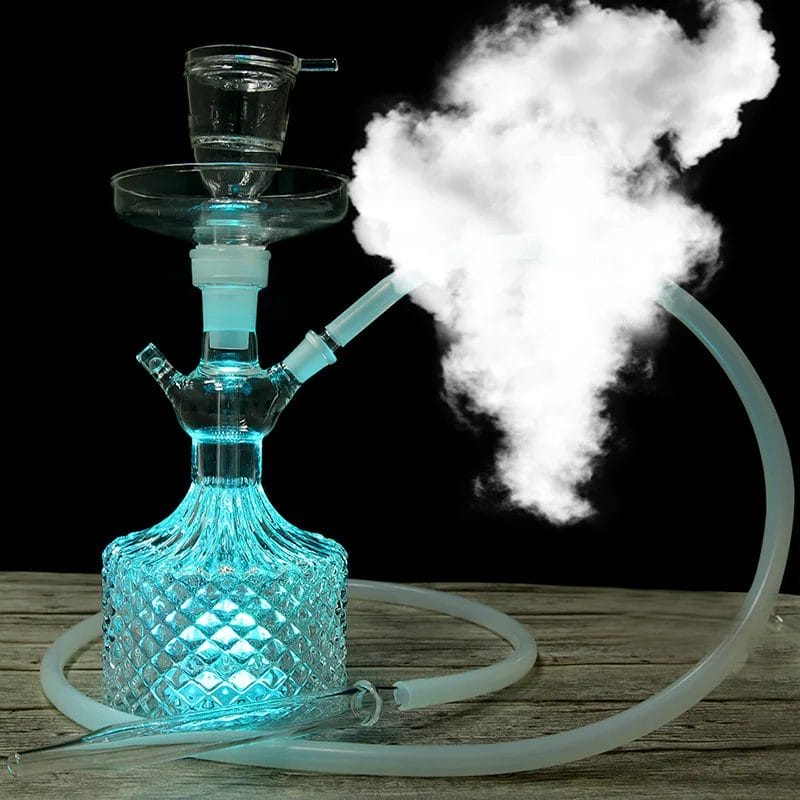 Wholesale Art Glass Shisha Hookah with Led light