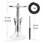 Stainless Steel Single Pipe Hookah Set Wholesale