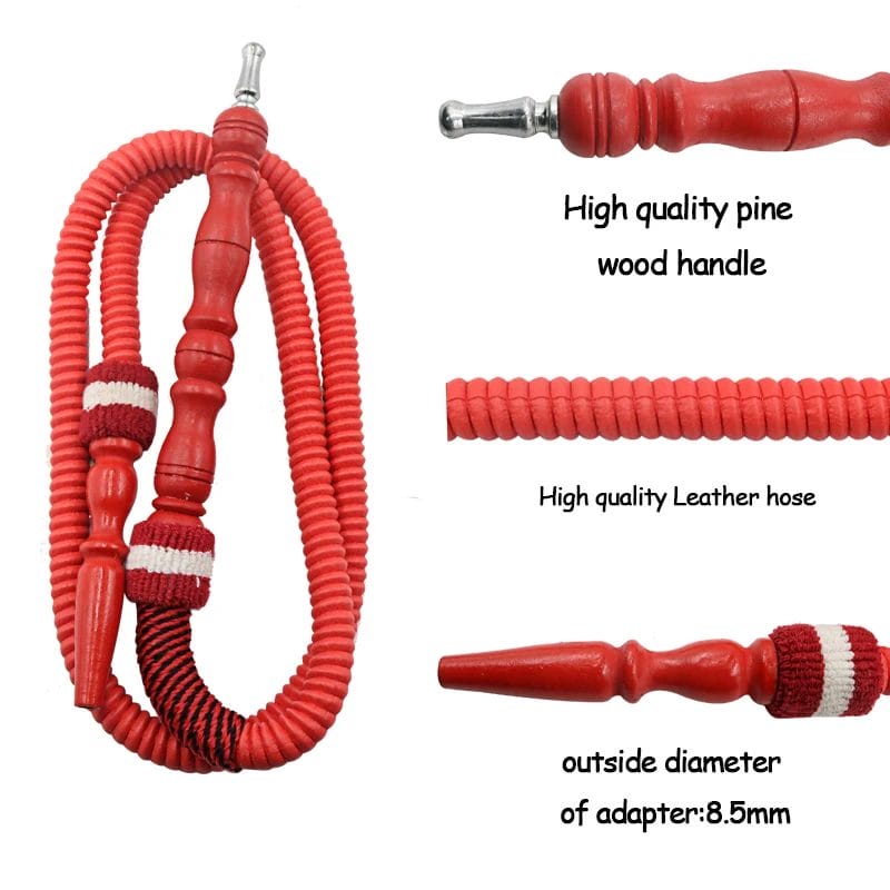 1.82m Red Hookah Hose For Bong