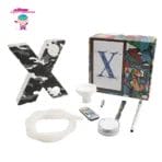 Bulk Portable X Style Hookah Shisha Set with LED Lights