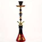 Medium Acrylic Hollow Gold Aluminum Sphere Hookah Wholesale