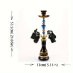 Bulk Wholesale Luxury Arabian Hookah Set with 4 Hoses