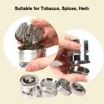 Zinc Alloy 4 Piece Marijuana Grinder