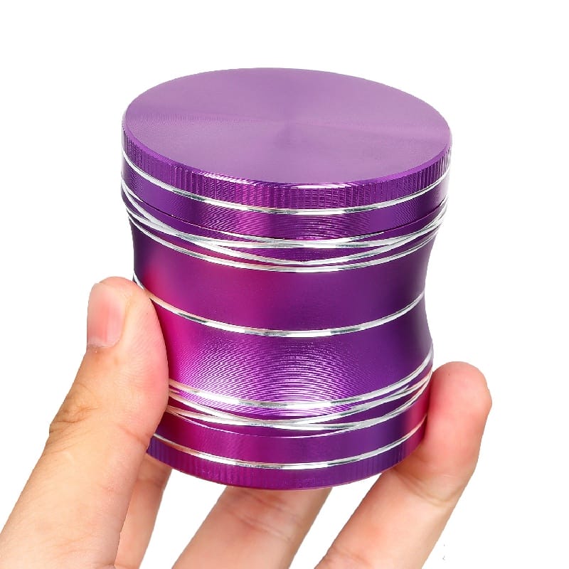 63mm Four-layer Aluminum Alloy Manual Grinder Wholesale