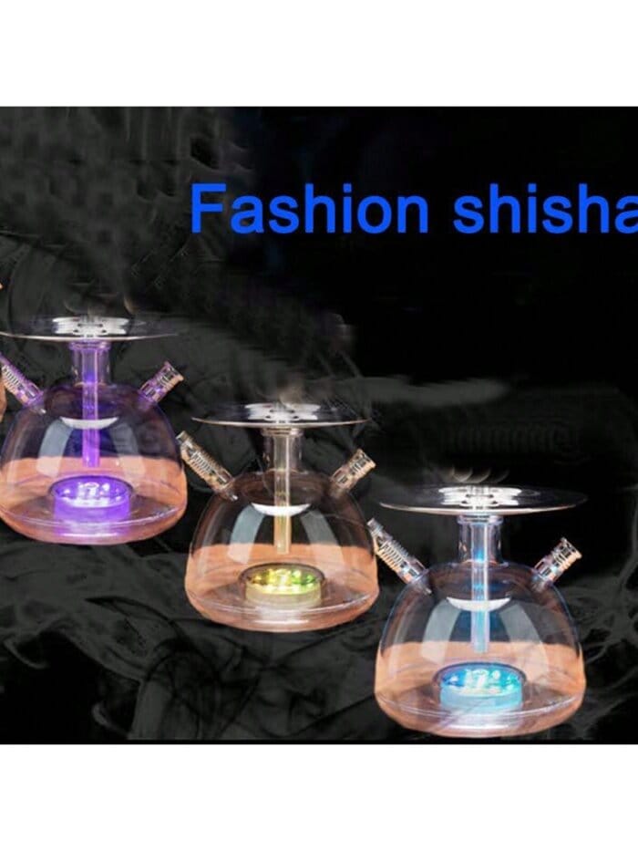 Portable Modern Acrylic Bubble Hookah Set