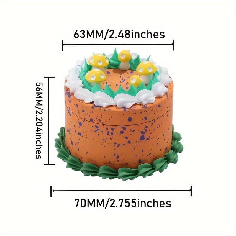 Cute Cake Shaped Weed Crusher Wholesale