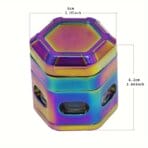 Wholesale Customized 4-Layer Zinc Alloy Herb Grinder