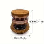 Wholesale Custom Wood Grain Herb Grinder
