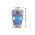 4 Layers 50MM Zinc Alloy Bud Grinder Wholesale