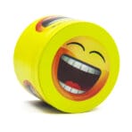 New 4-Layer Yellow Smiley Face Tobacco Grinder Wholesale