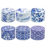 Blue and White Porcelain Pattern Ceramic Weed Grinder Wholesale