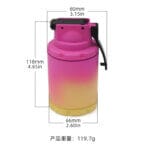 Portable 3-Layer Weed Grinder and Plastic Hookah Set Wholesale