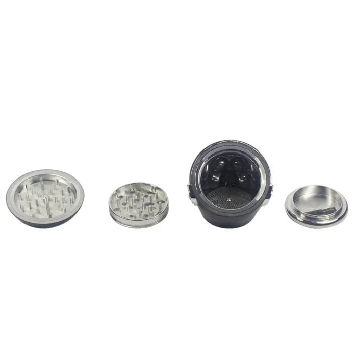 2.3" 4 PC 3D Metal Skull Marijuana Grinder Wholesale