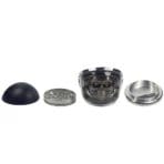 2.3" 4 PC 3D Metal Skull Marijuana Grinder Wholesale